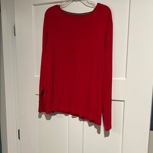 Croft & Barrow Red Long Sleeve Tee